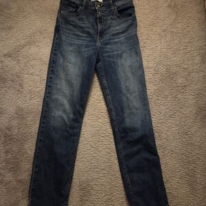 Abercrombie & Fitch Dark Blue Straight Leg Jeans